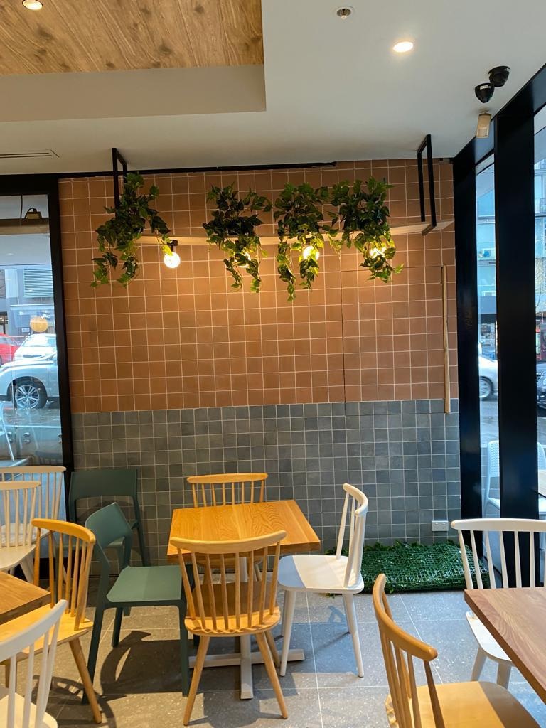 Lonsdale Larder tile and timber details